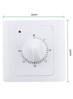 AC 220V 10A 30Min Countdown Timer Switch Electric Time Plug