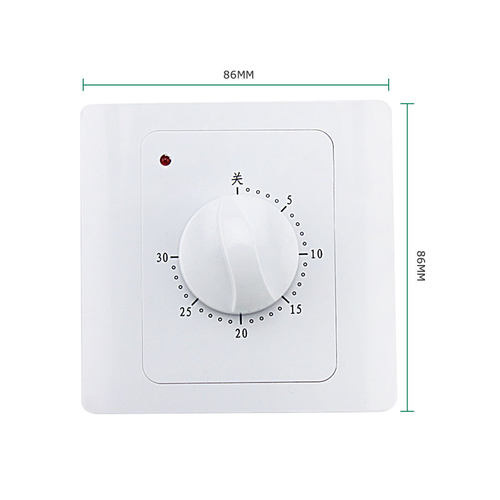 AC 220V 10A 30Min Countdown Timer Switch Electric Time Plug