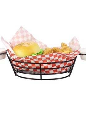Stainless Steel French Fries Serving Basket Wire Basket with