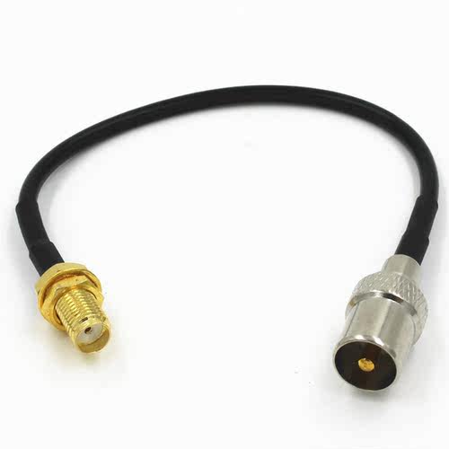 1M RG174 TV male to SMA female jack RF adapter connector Pig