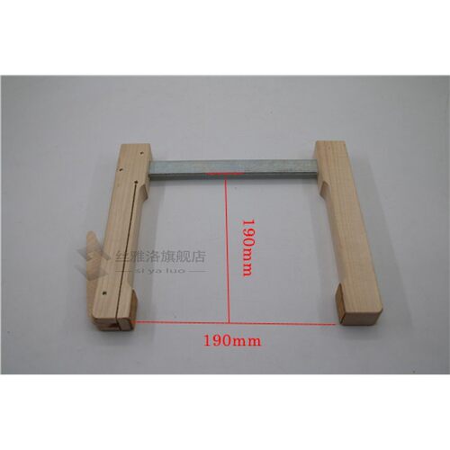 Hand-made Hard Maple Wood Iron Deep Throat Clamp  Guitar Cel