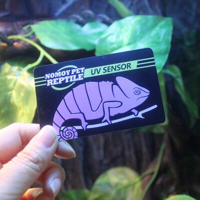 Reptile Accessories UVB Light Lamp Bulb Test Card 10
