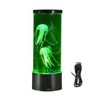 Led Jellyfish Lamp Artificial LED Fish Tank With Moving