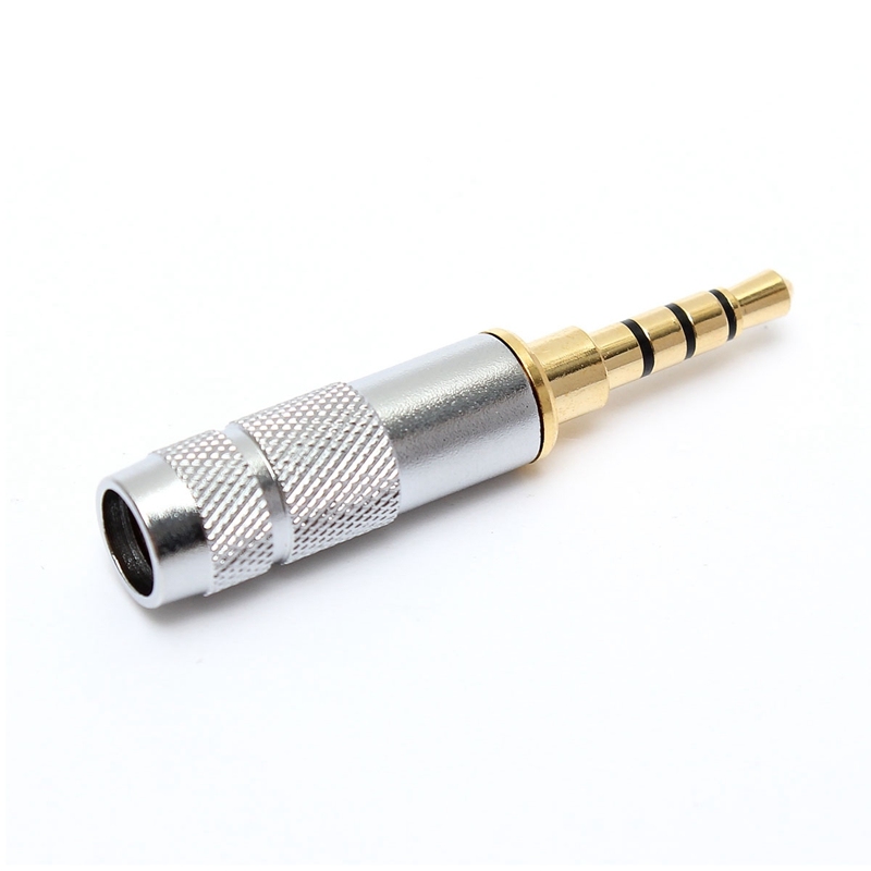 Best Gold 3.5mm Stereo 4 Pole Headphone Jack Audio Solders V