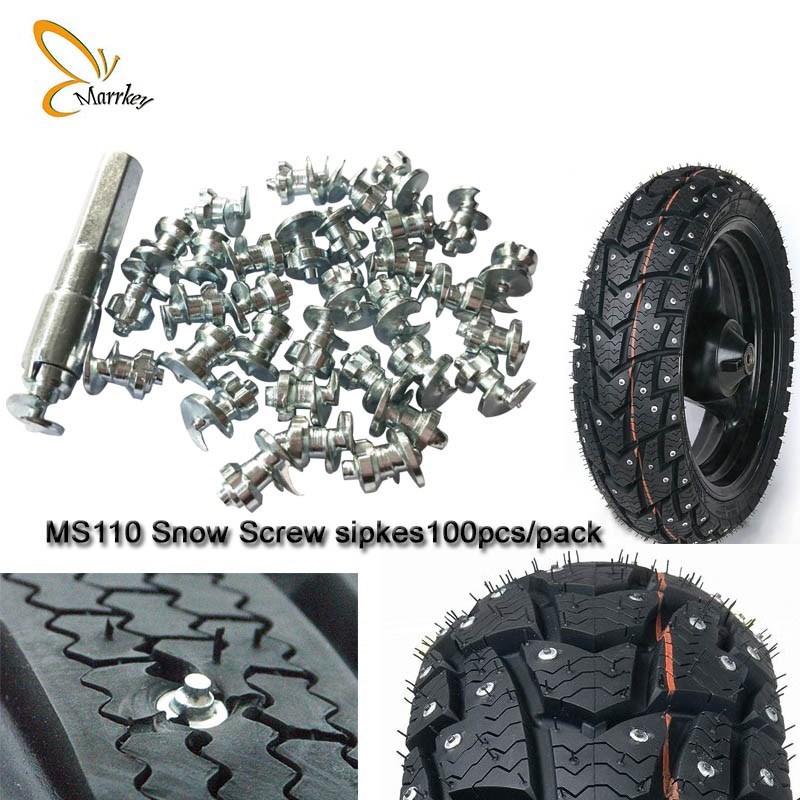 100PCS MS110 Winter ires Studs/Wheel Lugs Snow Spikes for ir