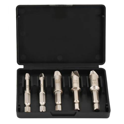 5pcs HSS Damaged Screw Extractor Bolts Stud Remover Tools Bo