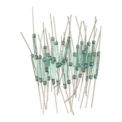 25PCS Reed Glass Magnetic Induction Switches Tube N/O SPST 3