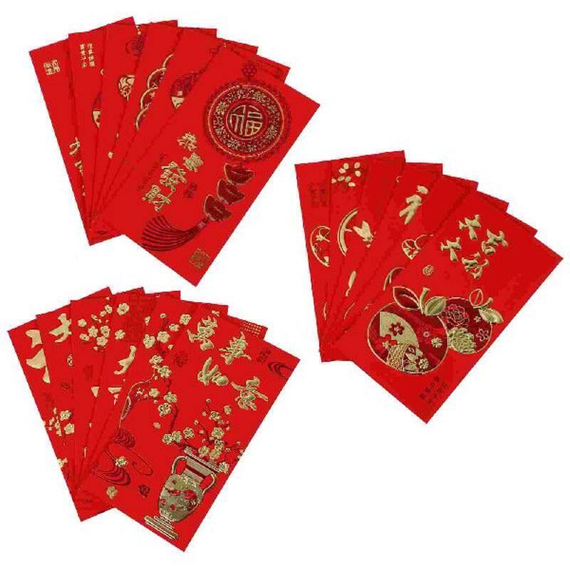 36pcs chinese new year red envelopes 2022 chinese packets