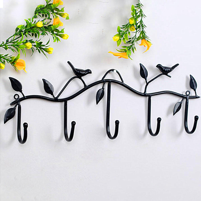 2 Pieces Clothes Hook Wall Hanger Bird Bathroom Accessories