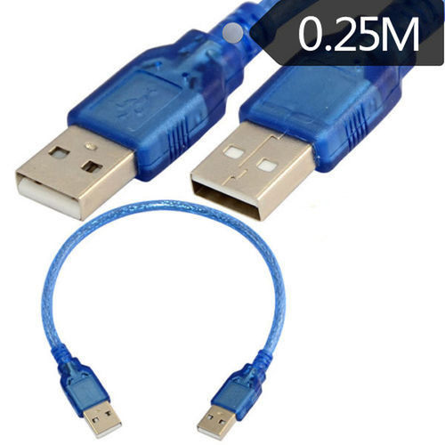 2.0 A male plug to A male extension cord leads Cable 0.25m
