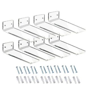 Floating Shoe Display Shelves For Wall Mount, Set Of