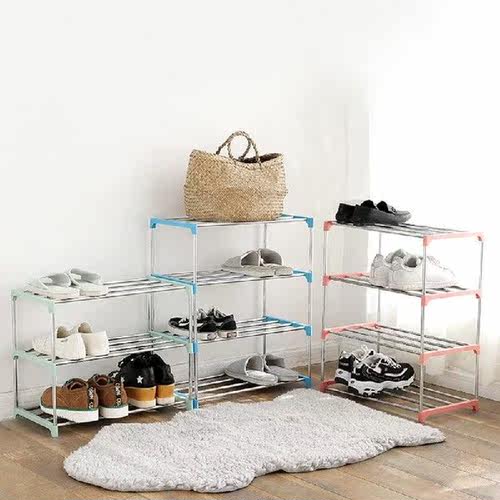 3/4 Layers Stainless Steel Shoes Storage Rack Shoe Hanger