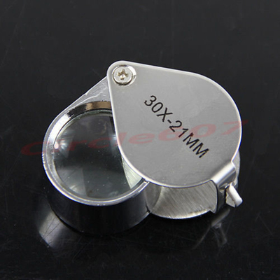 Triplet Jewelers Eye Loupe Magnifier Jewelry 30x21mm m19