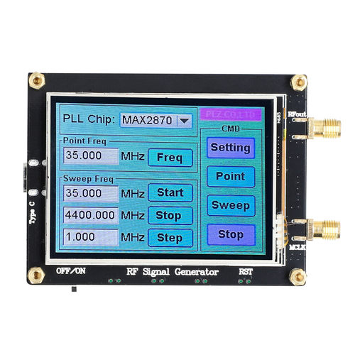 MAX2870 Signal Generator 23.5MHz-6000MHz PLL Frequency