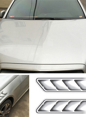 2 Stks/partij Waterdichte Haai Kieuwen Auto Styling 3D Simul