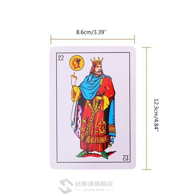 2020 New 50pcs/set Spanish Playing Cards  Props Family Party