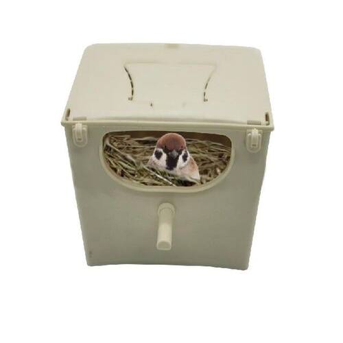 Bird Nest Box Bird Cage Mount Nesting Box Plastic Parakeet