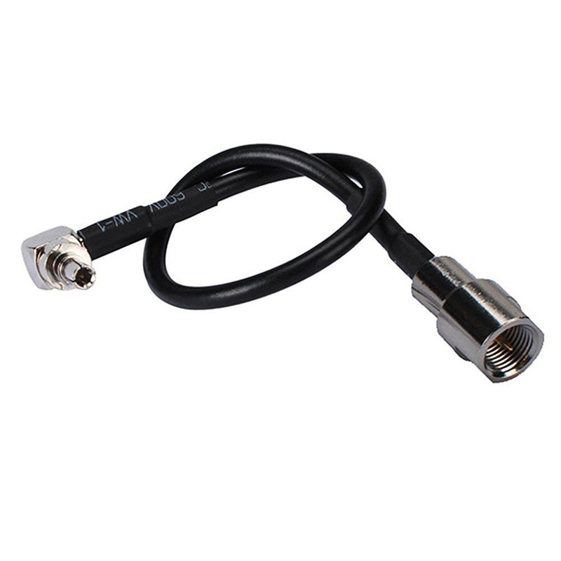 CRC9 Right Angle to FME Male Plug connectors with 20 CM RG17