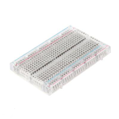 Mini Solderless Breadboard Transparent Material with 400 Poi