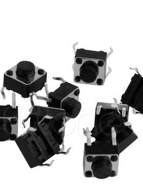 4-pin 50Pcs Tactile Push Button Switch Tact Switch 6X6X5mm L