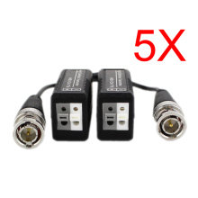 5pcs Definition 720P/1080P AHD/HDCVI/HDTVI BNC to UTP Cat5/5