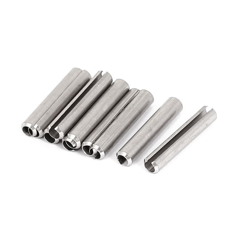10Pcs M5x30mm 304 Split Spring Roll Dowel Pins