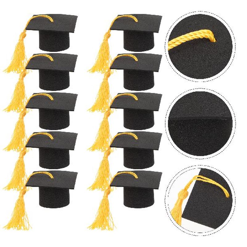 Graduation Topper Cake Cap Hat Mini Grad 2022 Bottle Party