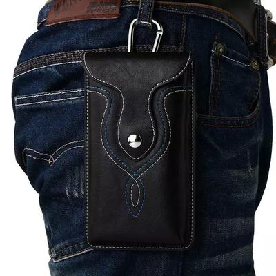 Portable Universal PU Leather Pull Tab Pouch For Doogee T6