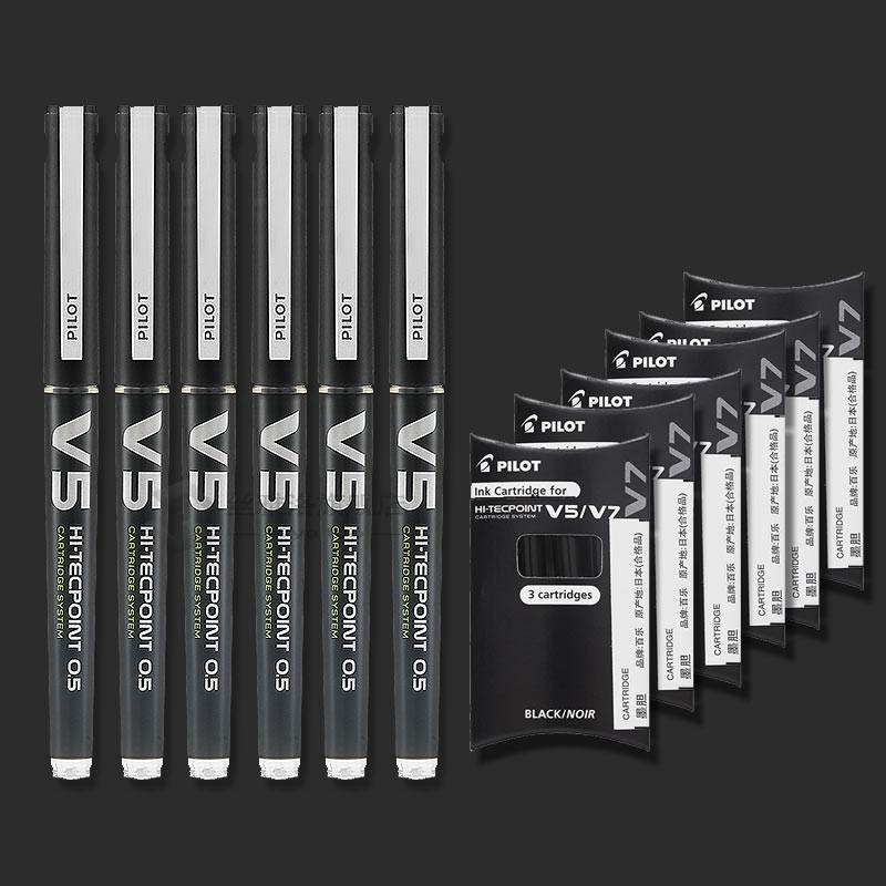 Pilot BXC-V5 BXC-V7 Gel Pen 0.5mm 0.7mm Hi-Tecpoint Ink Cart