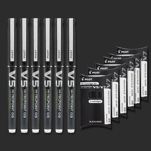 Pilot BXC-V5 BXC-V7 Gel Pen 0.5mm 0.7mm Hi-Tecpoint Ink Cart