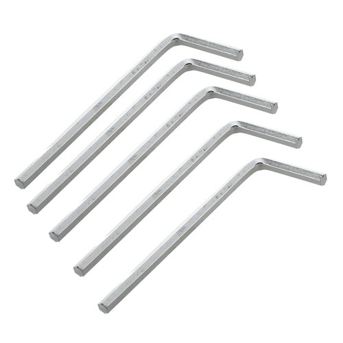5Pcs 4mm Hex Key Hex Wrench - Silver
