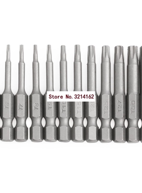 12pcs 1/4 Inch 50mm T5-T40 Torx Screwdriver Bits Kit 07NOV