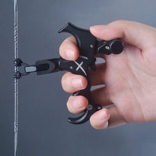 Aluminum Archery Thumb Bow Release AIDS 3 Or 4 Finger Brake
