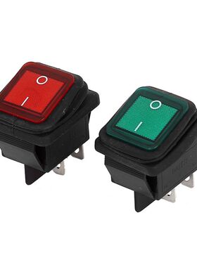 AC 250V/125V 16A/20A ON/OFF Snap in Water Resistant Rocker S