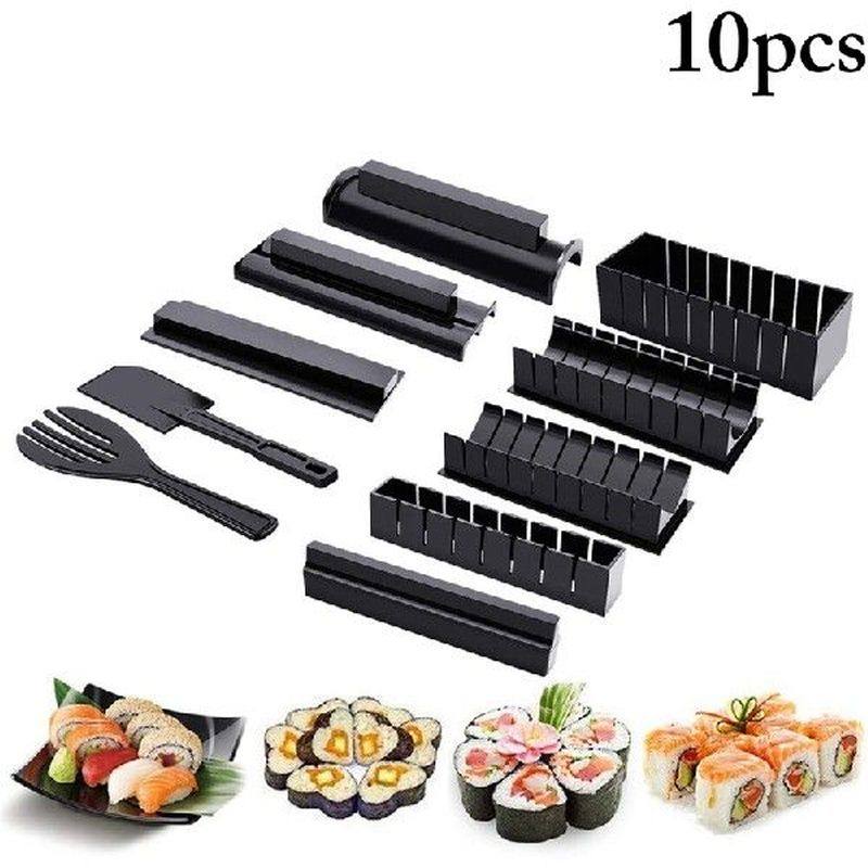 10pcs sushi making set professional rice roll mold sushi