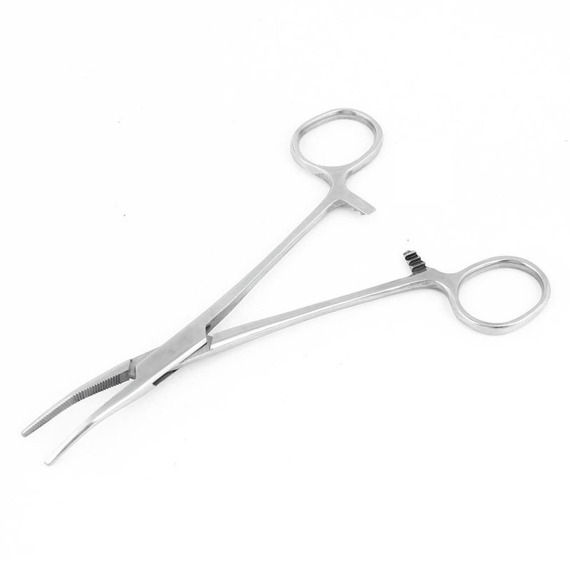 Locking Forceps Curved Mosquito Hemostat Tool 6.3 Inch Lengt