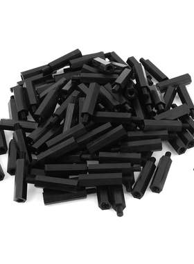 M4 25+6mm Male Female Thread Nylon Hex Standoff Spacer Pilla