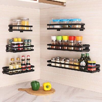 Kitchen Organizer Wall Mount Bracket Holder Wall Storage
