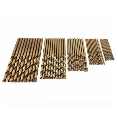 50pcs Set 1MM-3MM Cobalt HSS Twist Drill Bits Hole M35 Speed