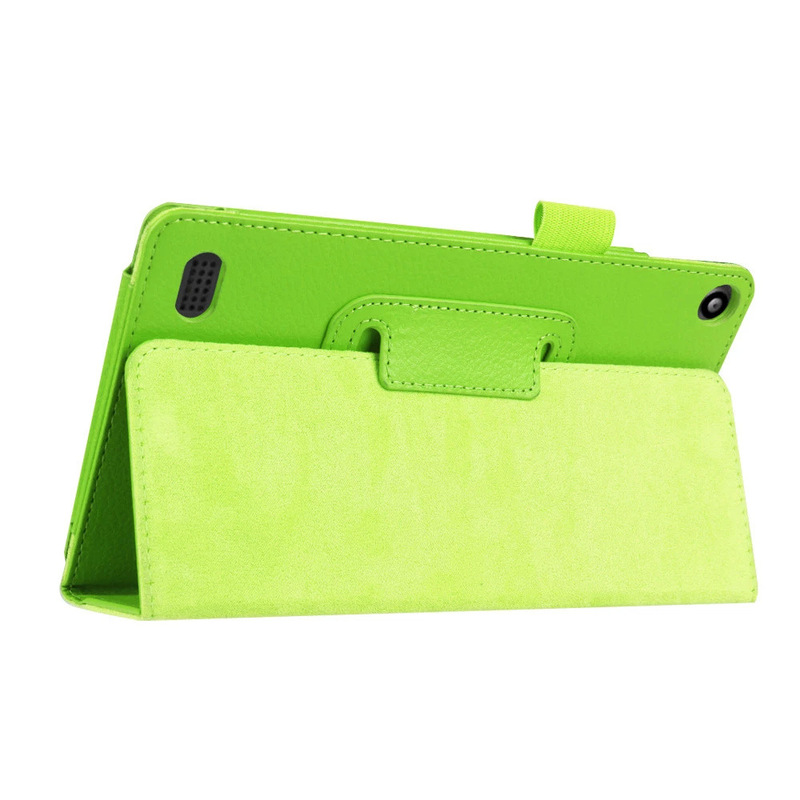 Folio Flip Smart Cover Case Stand Fire 7 Green