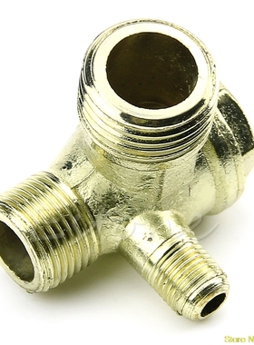 3 Port Brass Male Threaded Check Valve Connector Tool for Ai