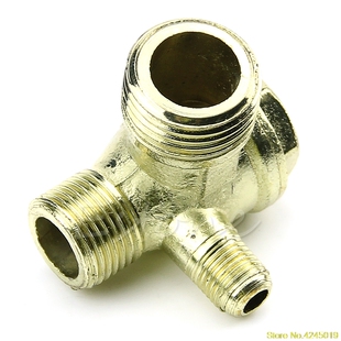 3 Port Brass Male Threaded Check Valve Connector Tool for Ai