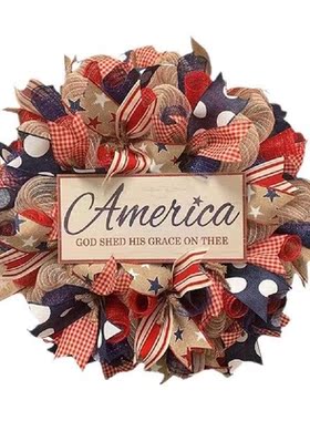 Independence Day Garland Door Hanging Parlor Party