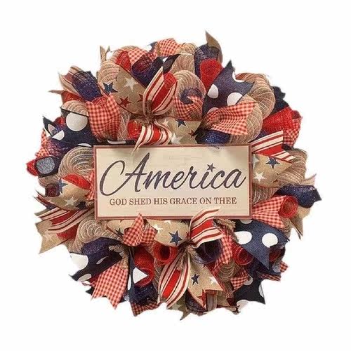 Independence Day Garland Door Hanging Parlor Party