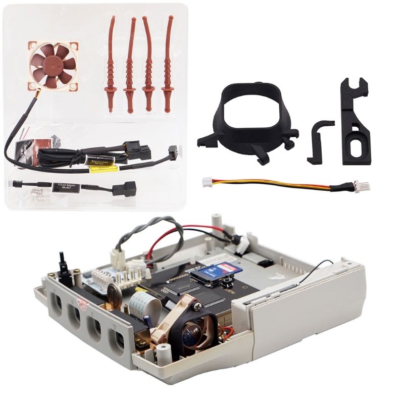 Dreamcast Noctua Fan 3D Print Mod with Latch & Cable Ada