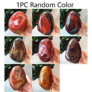 Agate Stones Natural Worry Stones Healing Pebble Carved