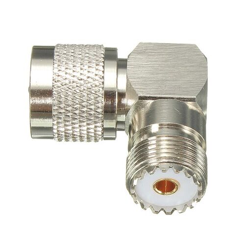Right Angle 90 Degree UHF Plug Male PL259 to SO239 Female Ja