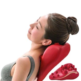 Acupressure massage neck cervical vertebra of neck back