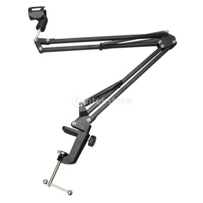 Recording Microphone Stand Black Suspension Scissor Arm