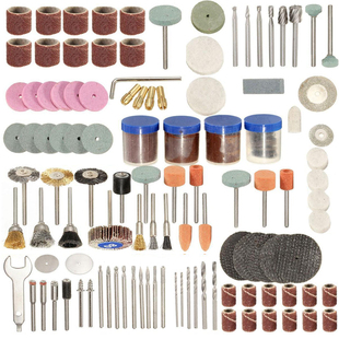 166pcs Rotary Tool Kit Accessory Set Fits for Grinding Sandi